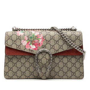 Pre-Loved Gucci Small GG Supreme Blooms Dionysus Shoulder Bag